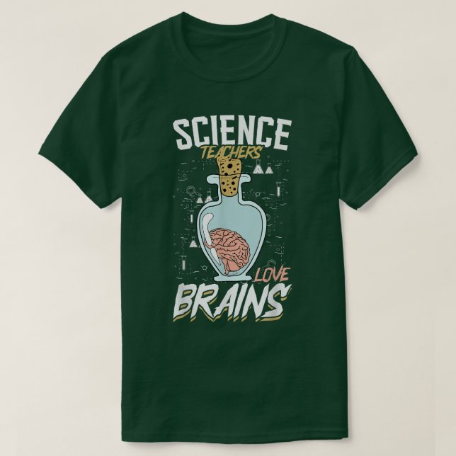 Camiseta Professores de Ciência Adoram Professores de Ciênc (Frente do Design)