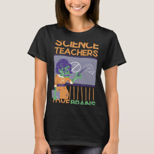 Camiseta Professores de ciência adoram zumbis do Halloween