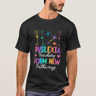 Camiseta Professores de Dislexia Formam Novos Caminhos Ensi
