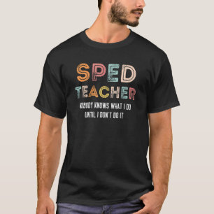 Camiseta Professores de educação especial de volta ao perío