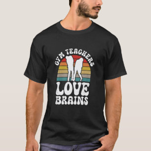 Camiseta Professores de Educação Física Amam Cérebros Funny