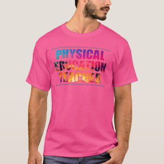 Camiseta Professores De Ensino Físico Profissão De Título S