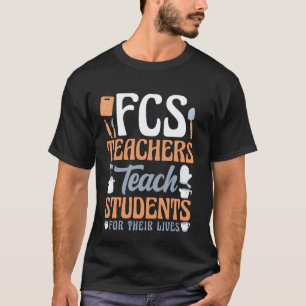 Camiseta Professores de FCS Ensinam Para Toda a Vida Econom
