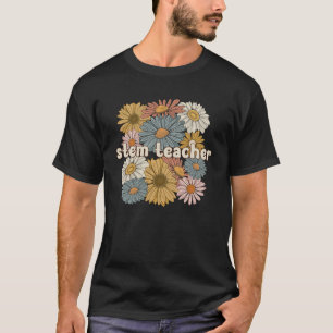Camiseta Professores de Groovy STEM Flores Orgulhosas