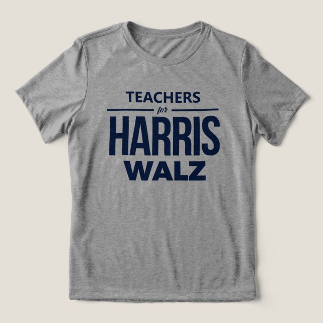 Camiseta Professores de Harris Walz (Design frontal)