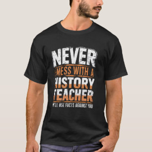 Camiseta Professores De História Engraçados De Volta Ao Pro