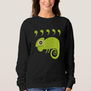 Camiseta Professores de Inglês Vírgula Camaleão 80
