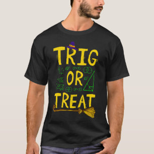Camiseta Professores De Matemática De Halloween Que Testam 