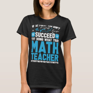 Camiseta Professores de Matemática Formação Escolar M