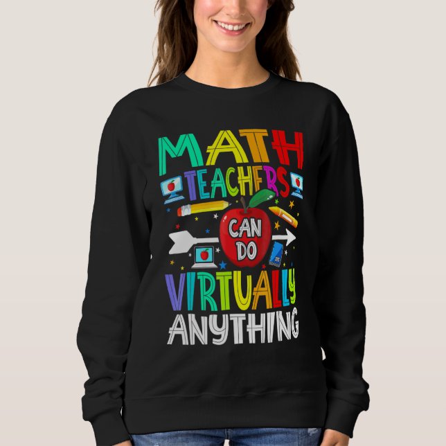 Camiseta Professores De Matemática Podem Fazer Praticamente (Frente)