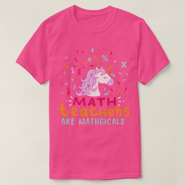 Camiseta Professores De Matemática São Matemáticos (Frente do Design)