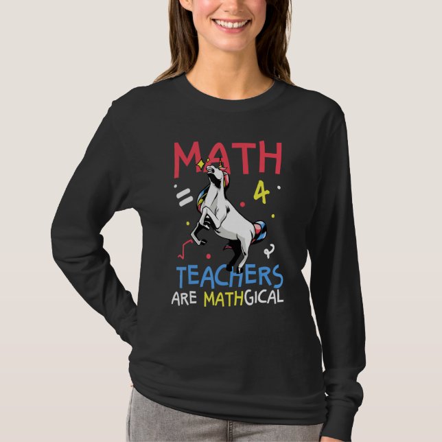Camiseta Professores de Matemática São Trocadilho Mathgical (Frente)