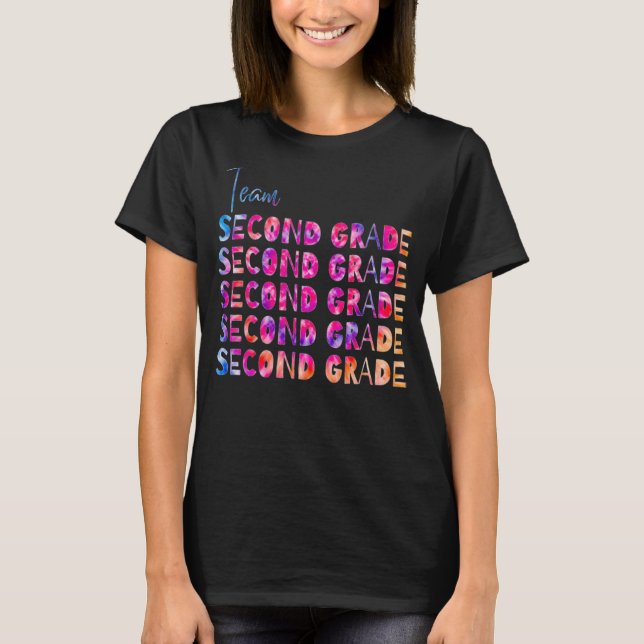 Camiseta Professores de segundo grau bonitos de volta à equ (Frente)