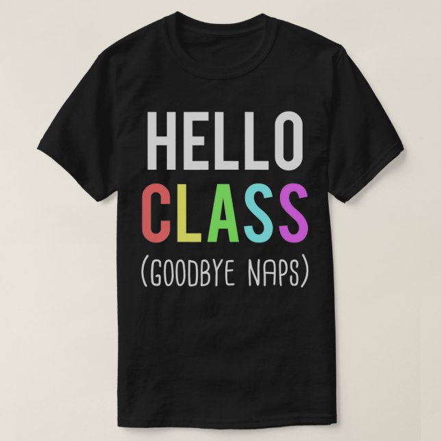 Camiseta Professores de volta à Design da escola no primeir (Frente do Design)