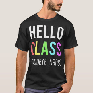 Camiseta Professores de volta à Design da escola no primeir