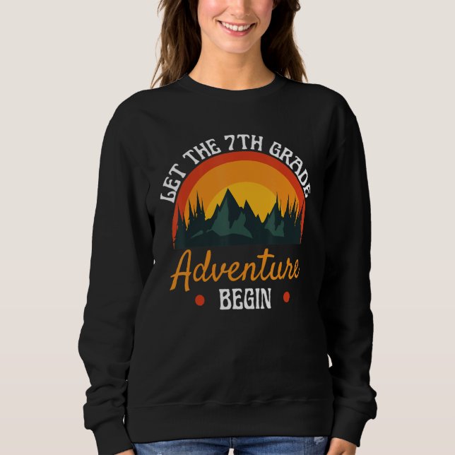 Camiseta Professores De Volta à Escola Deixem a Aventura da (Frente)