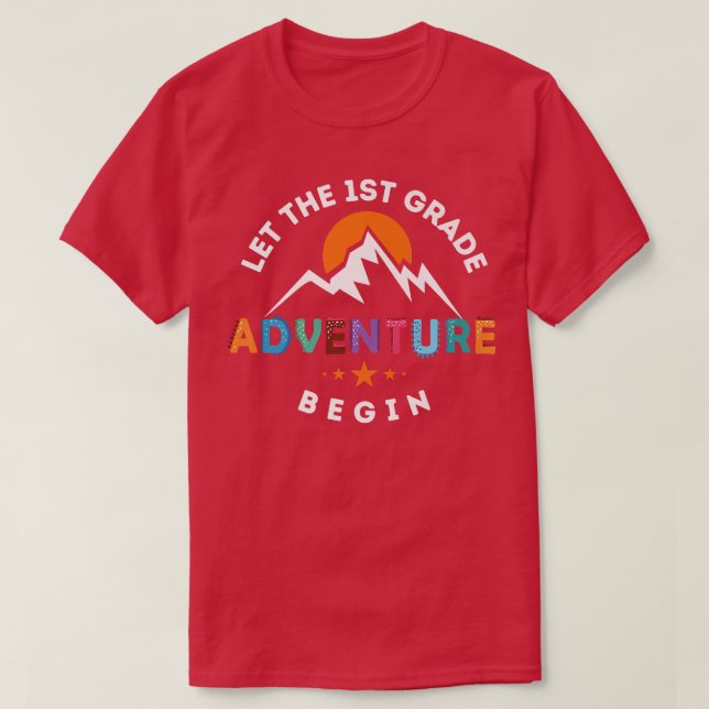 Camiseta Professores de volta à escola Deixem a primeira sé (Frente do Design)