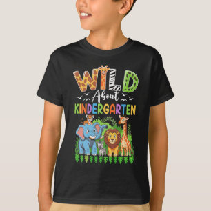 Camiseta Professores De Volta À Escola Selvagem Sobre Jardi
