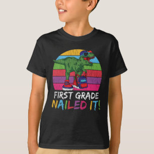 Camiseta Professores do 1º ano do ensino infantil Dinossau