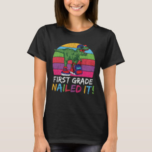 Camiseta Professores do 1º ano do ensino infantil Dinossau