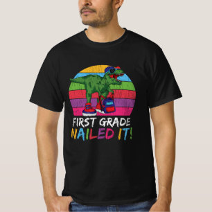 Camiseta Professores do 1º ano do ensino infantil Dinossau