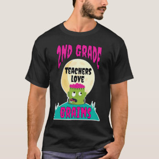 Camiseta Professores do 2º Ano Amam Cérebros  Professor de 