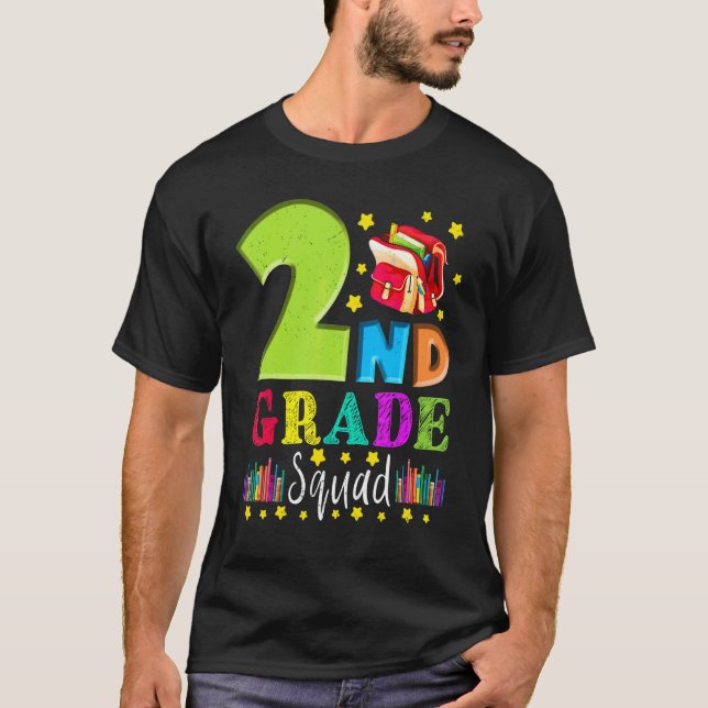 Camiseta Professores do 2º ano Turma do Segundo Ano De Volt (Frente)