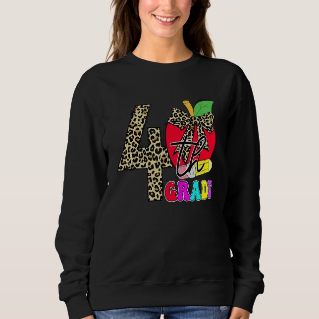 Camiseta Professores do 4º ano da Feira Leopard Apple de tr (Frente)