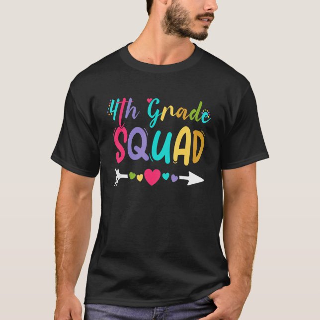 Camiseta Professores do 4º ano do Quadrado (Frente)