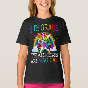 Camiseta Professores do 4º ano são Unicórnio mágico