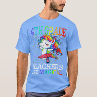 Camiseta Professores Do 4º Ciclo São Magnéticos Unicórnios