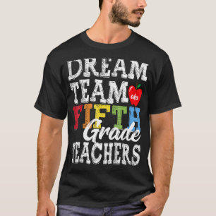 Camiseta Professores do 5º ano Equipe de Sonho Aka 5 Teac