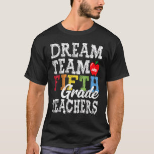 Camiseta Professores do 5º ano Equipe de Sonho Aka 5 Teac