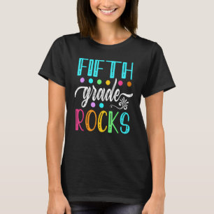 Camiseta Professores do 5 do 5º ano do time Rocks Garotos d