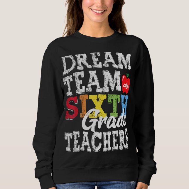 Camiseta Professores do 6º ano Equipe de Sonho de Teerão no (Frente)