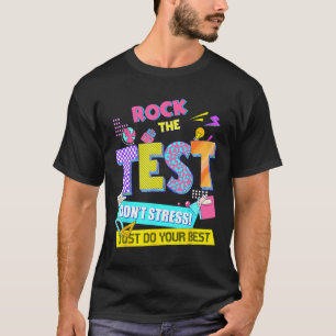 Camiseta Professores do dia de teste do ponto de stress