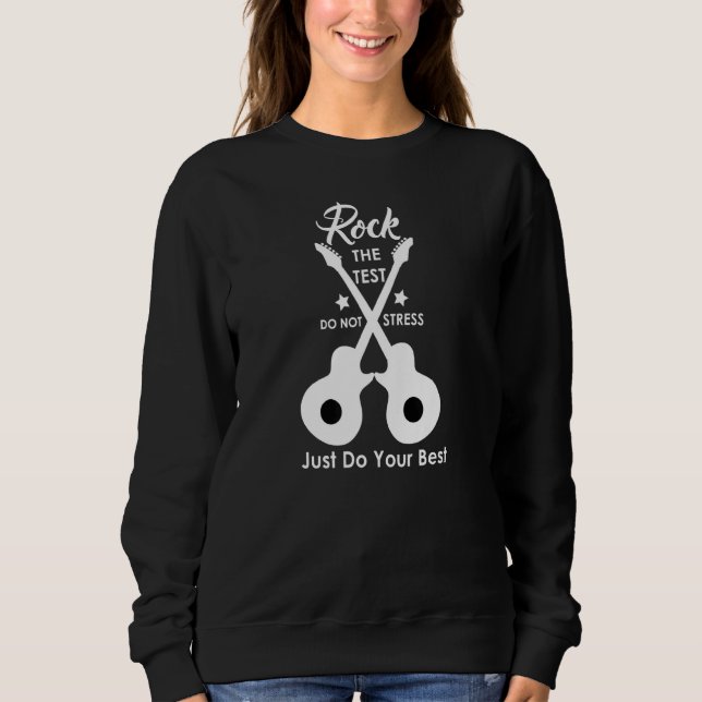 Camiseta Professores do Dia de Teste do Professor Rock (Frente)