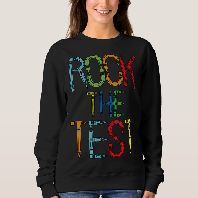 Camiseta Professores do Dia de Teste do Professor Rock (Frente)