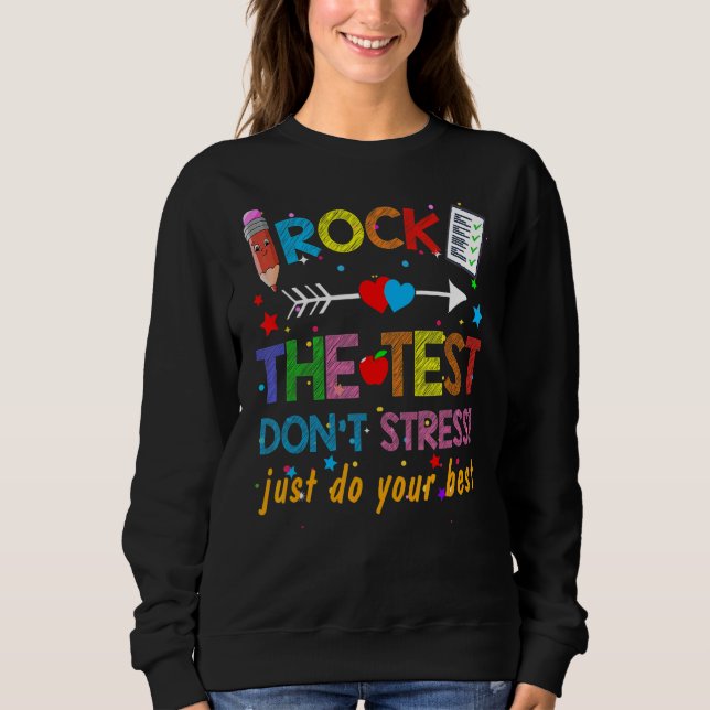 Camiseta Professores do Dia de Teste do Professor Rock (Frente)