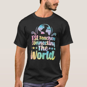 Camiseta Professores do ESL conectando o mundo em inglês vi