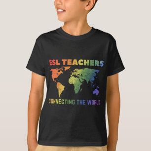 Camiseta Professores do ESL conectando o professor virtual 