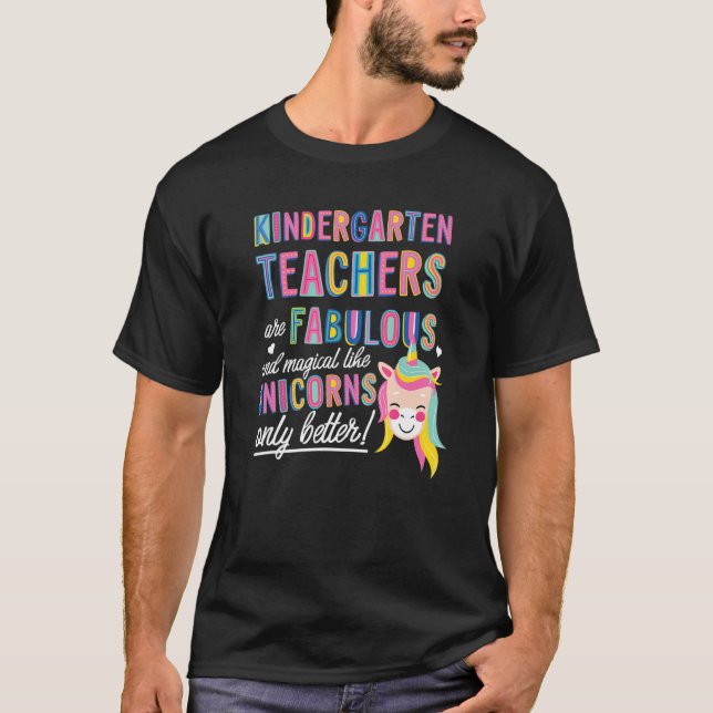 Camiseta Professores do jardim de infância são mágicos como (Frente)