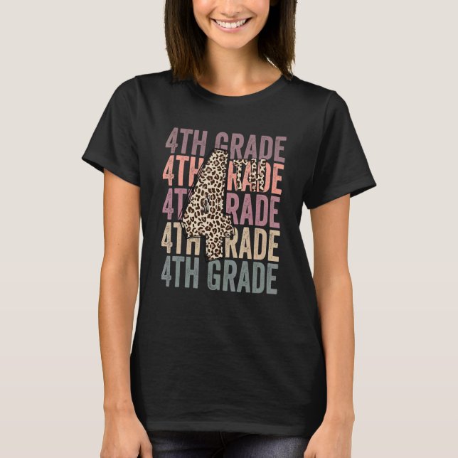 Camiseta Professores do Quadrado do 4º ano do Professor de  (Frente)