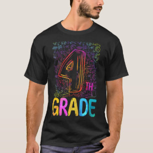 Camiseta Professores Do Quarto Grau Do Tie Dye De Volta Ao 