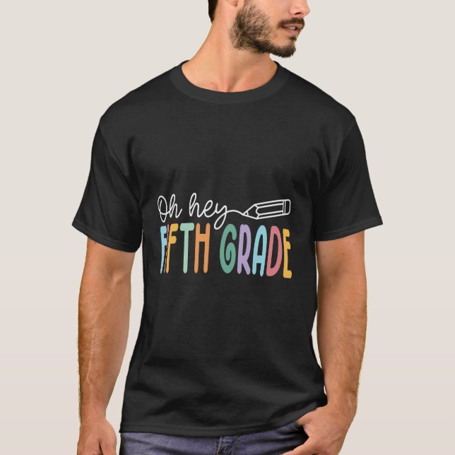 Camiseta Professores do Quinto Grau de 5 de Grau (Frente)
