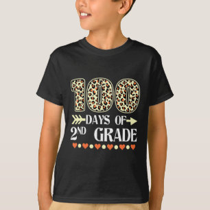 Camiseta Professores Do segundo 100 Dias De Leopa Escolar