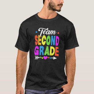 Camiseta Professores do segundo ano em equipe, crianças de