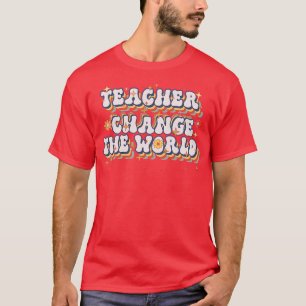 Camiseta Professores do sexo feminino mudam seu professor d