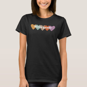 Camiseta Professores do sexto ano reagem à escola Cute Rai