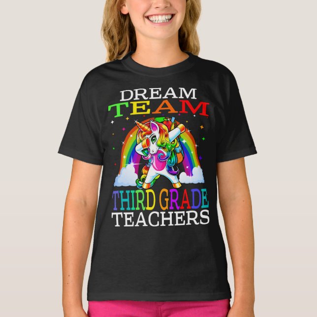Camiseta Professores do terceiro ano da equipe de Dream Uni (Frente)